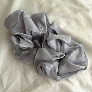 ORGANZA Scrunchies DOVE GREY